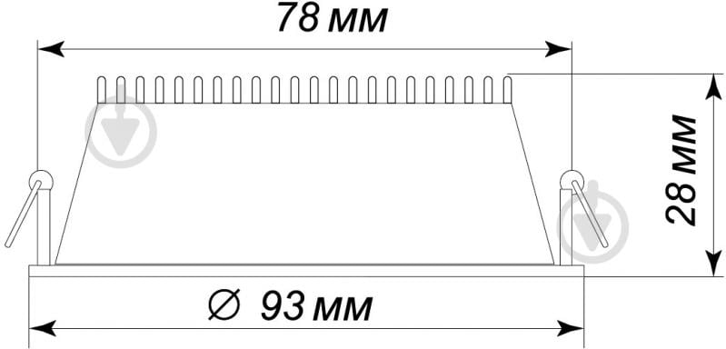 Світильник точковий LightMaster AL778 LED 6 Вт 4000 К коричневий - фото 3