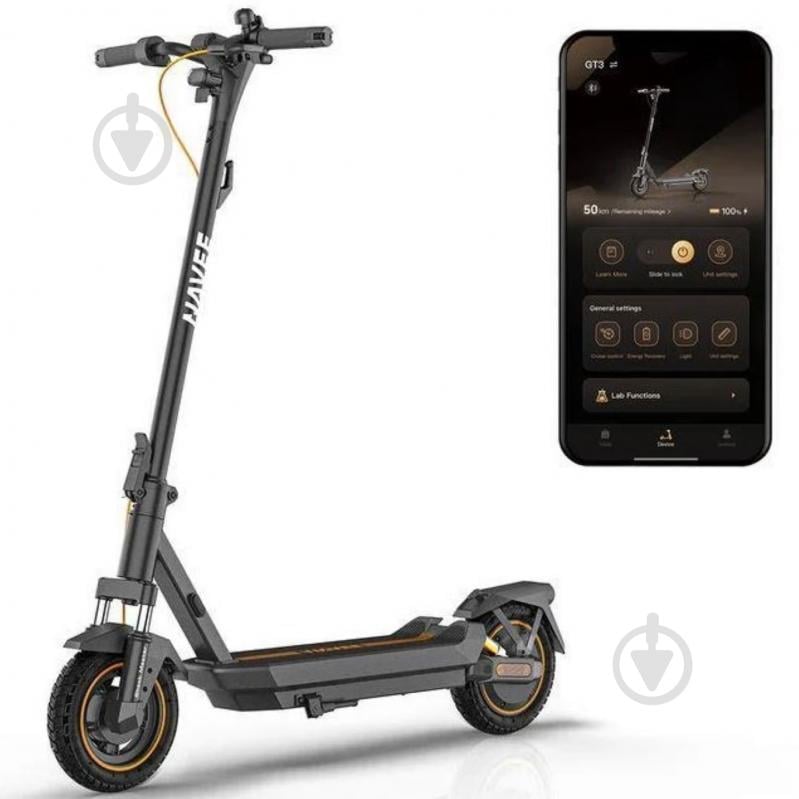 Электросамокат NAVEE GT3-E Black - фото 3 Электросамокат NAVEE GT3-E Black - фото 3