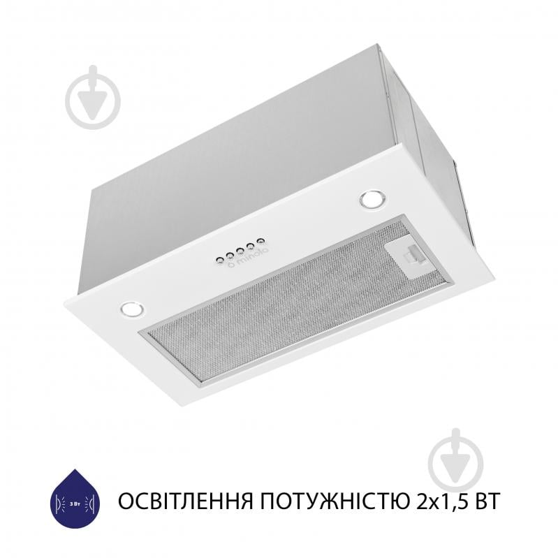 Вытяжка Minola HBI 5627 WH 1000 LED полновстраиваемая - фото 3