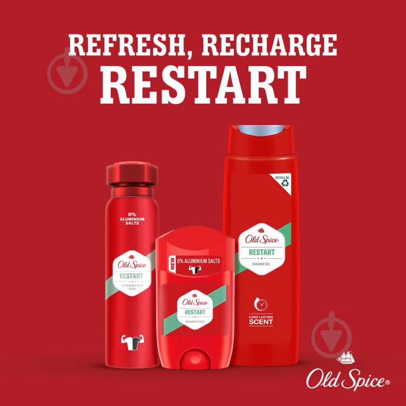 Гель для душа Old Spice Restart 400 мл - фото 3