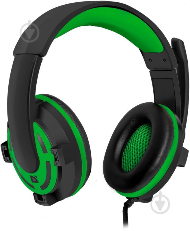 Гарнитура Defender Warhead G-300 black/green 64128 - фото 2 Гарнитура Defender Warhead G-300 black/green 64128 - фото 2