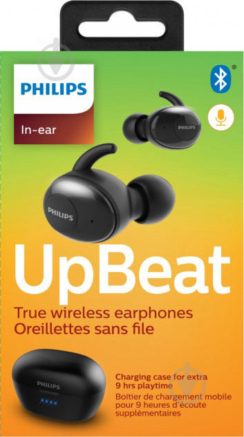 Наушники Philips UpBeat True Wireless black (SHB2505BK/10) - фото 3