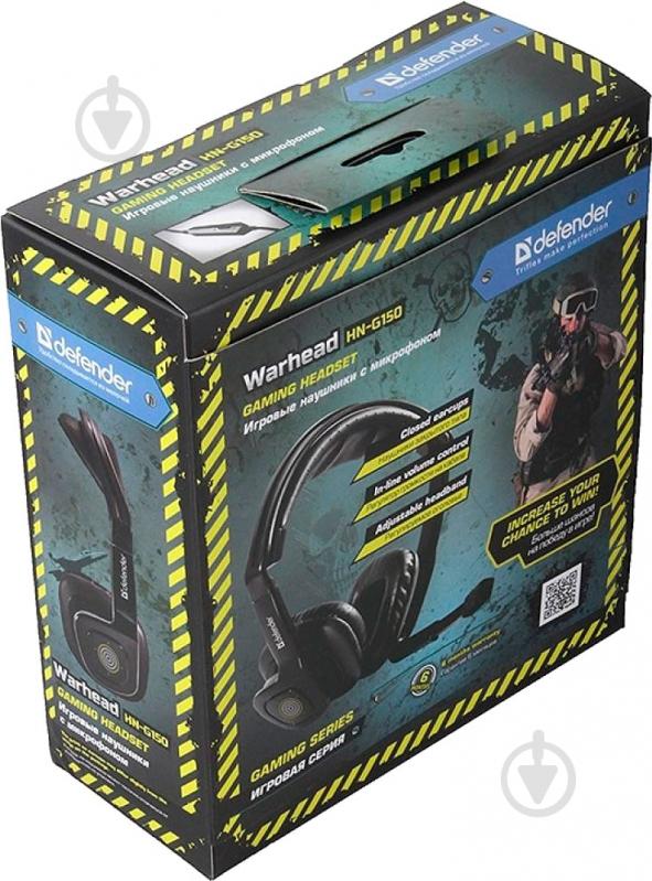 Гарнитура Defender Warhead HN-G150 Gaming black 64104 - фото 5