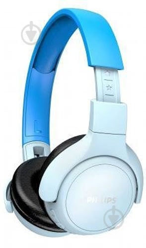 Навушники Philips Kids TAKH402 On-Ear Wireless Mic blue/black (TAKH402BL/00) - фото 2