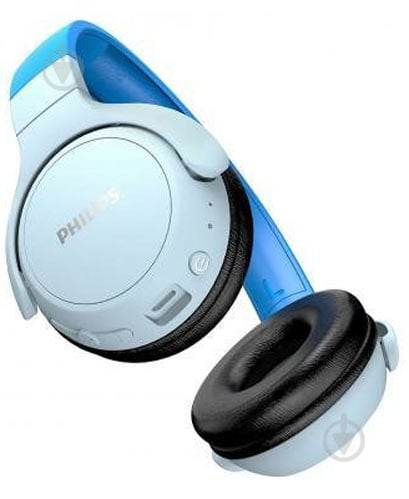 Навушники Philips Kids TAKH402 On-Ear Wireless Mic blue/black (TAKH402BL/00) - фото 6