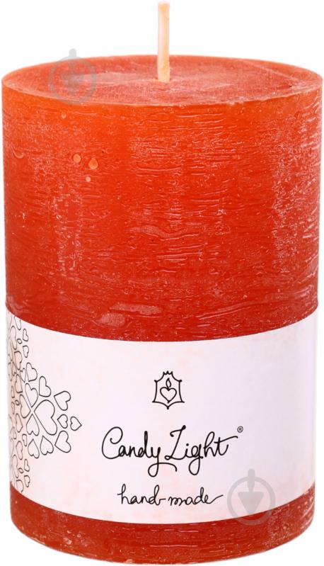 Свеча Цилиндр оранжевая 70*100 - фото 1