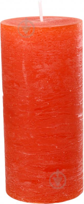 Свеча Цилиндр , оранжевая, 70*150 - фото 2
