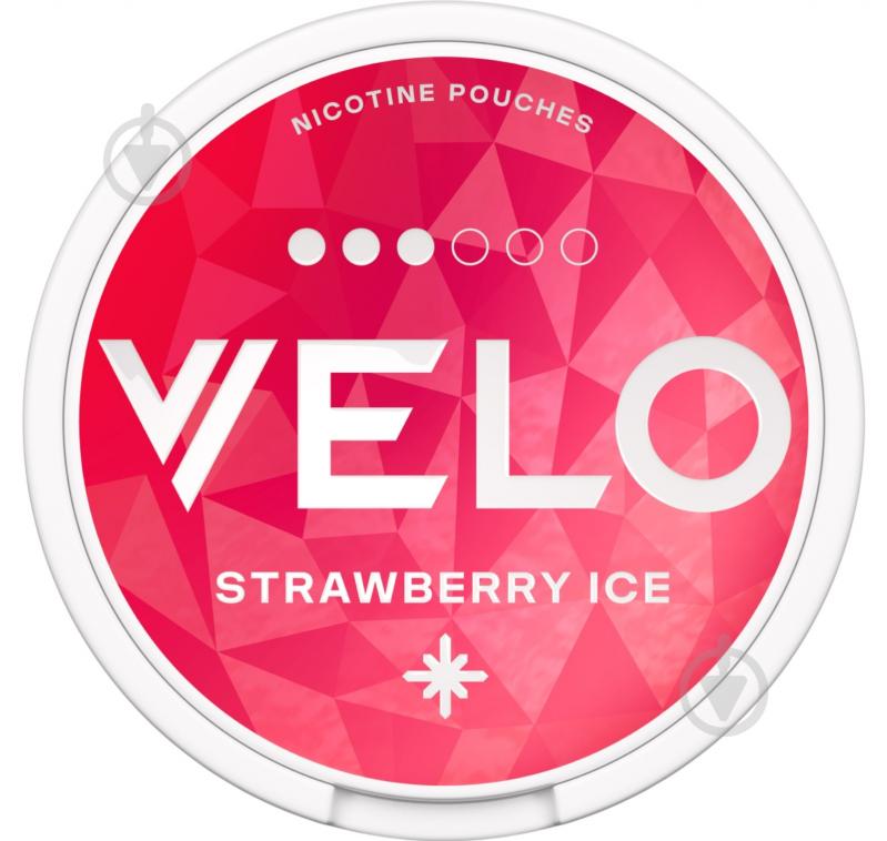 Никотиновые паучи Velo Strawberry Ice - фото 1