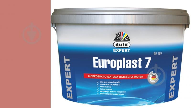 Краска латексная водоэмульсионная Europlast 7 DE 107 шелковистый мат VN 2238 Вишневый сад 5 л - фото 1