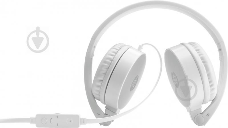 Гарнитура HP H2800 Headset white/pike silver 2AP95AA - фото 2