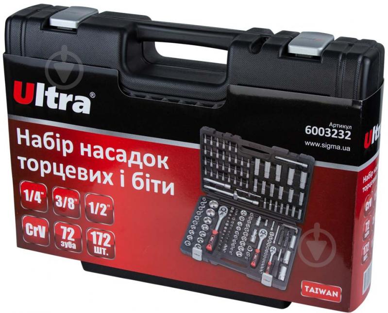 Набор насадок торцевых и биты Ultra CrV Taiwan 172 шт. 6003232 - фото 8 Набор насадок торцевых и биты Ultra CrV Taiwan 172 шт. 6003232 - фото 8