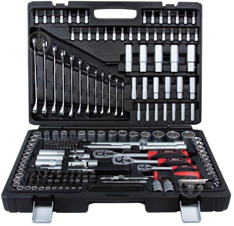 Набор насадок торцевых и биты Ultra CrV Taiwan 216 шт. 6003262 - фото 1 Набор насадок торцевых и биты Ultra CrV Taiwan 216 шт. 6003262 - фото 1