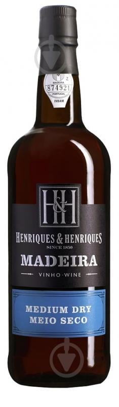 Вино Henriques & Henriques Мадера "Медиум Драй" 0,5 л - фото 1 Вино Henriques & Henriques Мадера "Медиум Драй" 0,5 л - фото 1