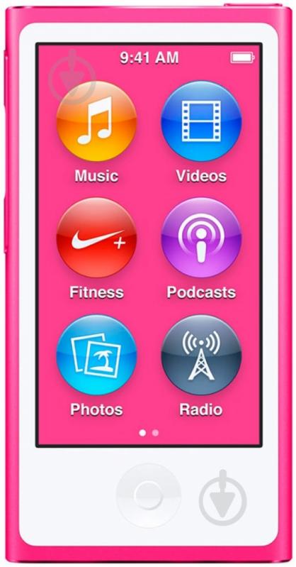 MP3-плеер Apple A1446 iPod nano 16GB Pink (MKMV2QB/A) - фото 1