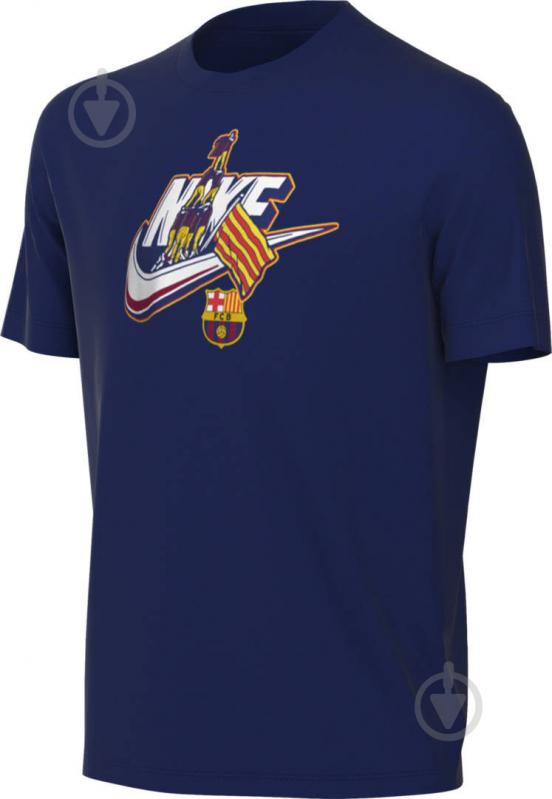 Футболка Nike FCB U NK SSL FUTURA TEE FD1115-455 р.XL синий - фото 6