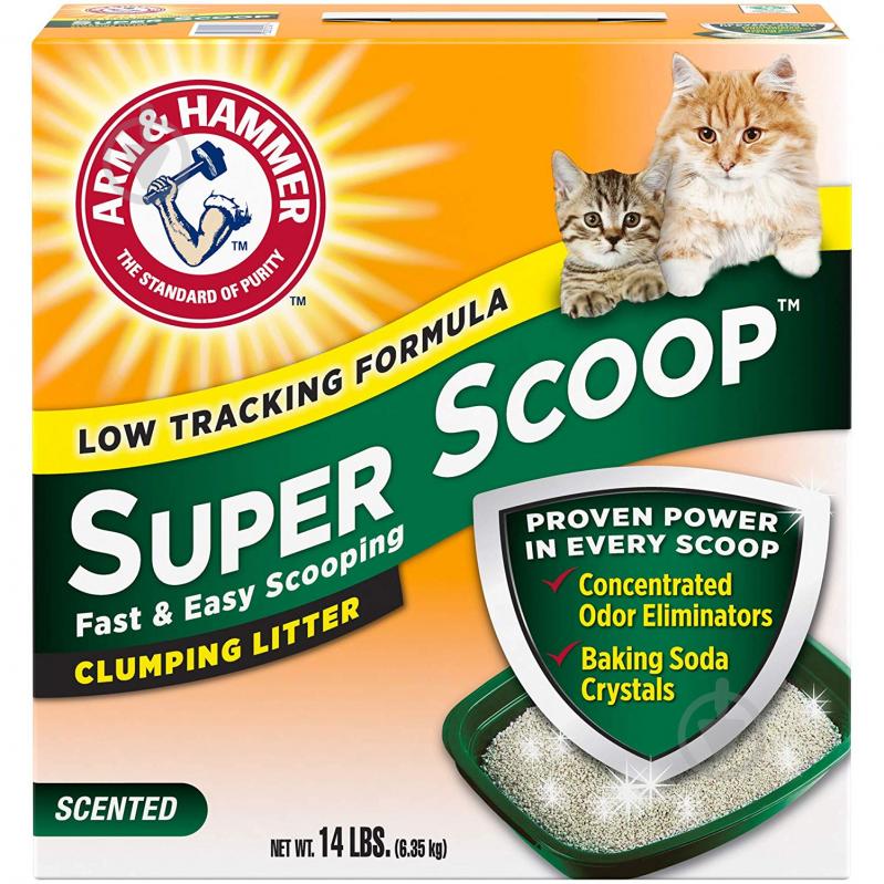 Наполнитель для кошачьего туалета Arm&Hammer Super Scoop ароматизированный 6,35 кг - фото 1