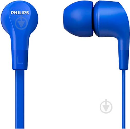 Навушники Philips TAE1105 IN-EAR Mic blue (TAE1105BL/00) - фото 1