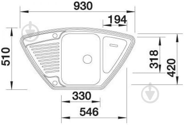 Мийка для кухні Blanco 511582 Tipo 9E - фото 2