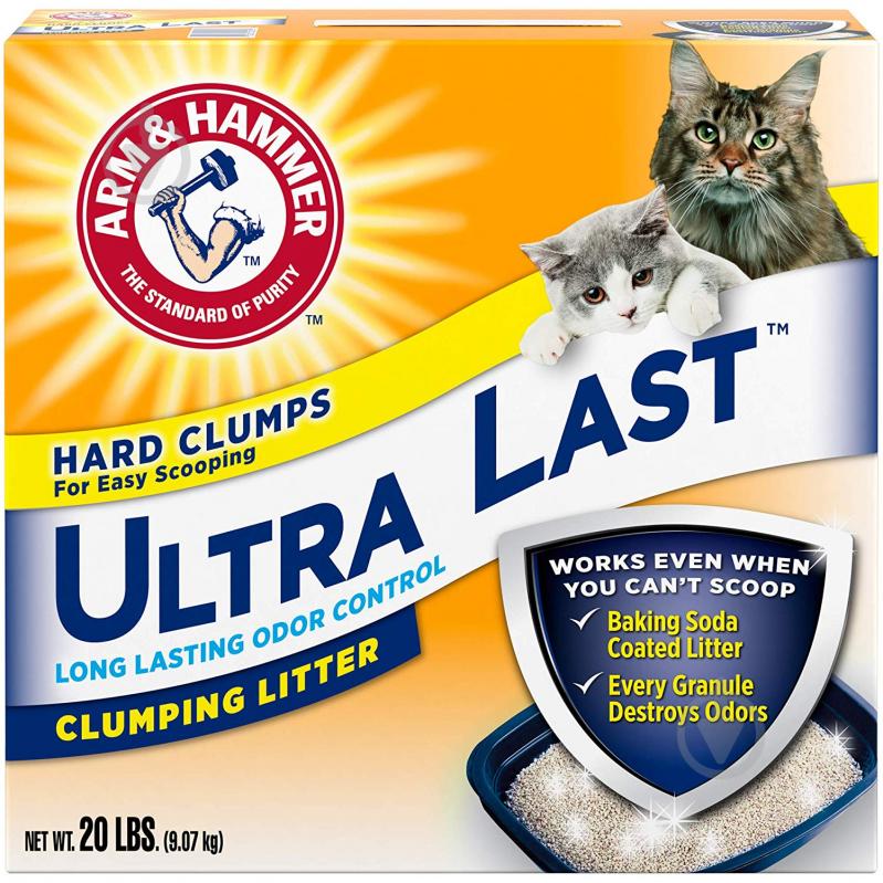 Наполнитель для кошачьего туалета Arm&Hammer Ultra Last ароматизированный 9,07 кг - фото 1