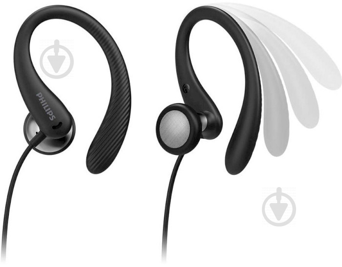 Наушники Philips TAA1105 IPX2 IN-EAR MIC black (TAA1105BK/00) - фото 2