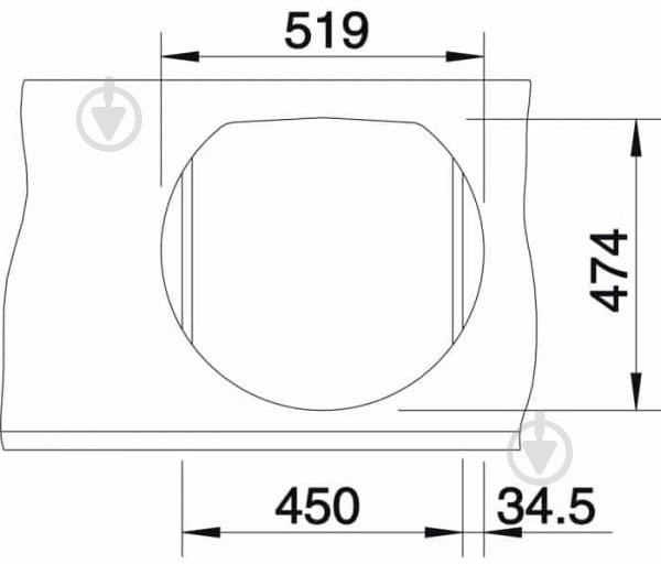 Мийка для кухні Blanco 513314 Rondoval - фото 3