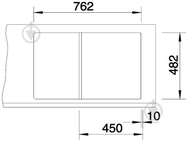 Мийка для кухні Blanco 513441 Tipo 45S Compact - фото 3