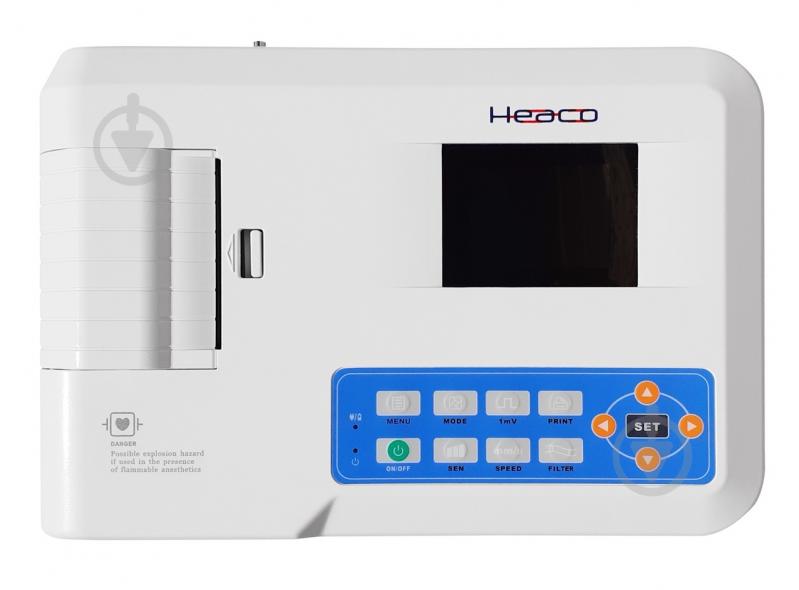 Электрокардиограф Heaco ECG300G LCD ч/б - фото 1