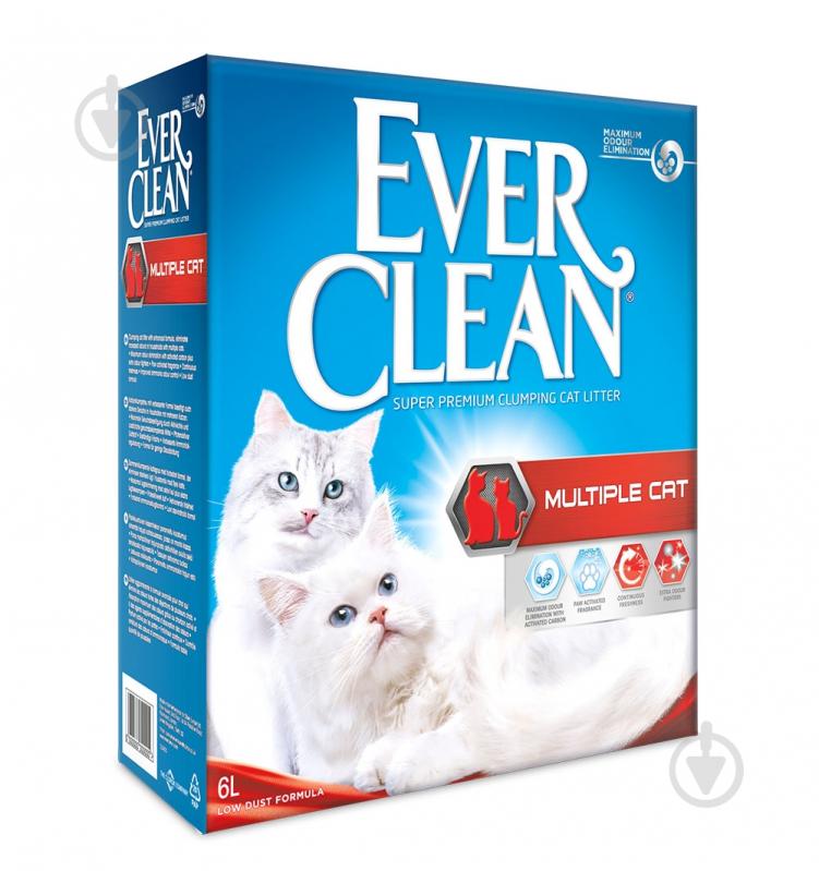 Наполнитель для кошачьего туалета Ever Clean Мультикет 6 л - фото 1 Наполнитель для кошачьего туалета Ever Clean Мультикет 6 л - фото 1