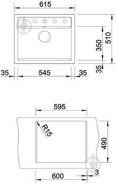 Мийка для кухні Blanco 514194 Dalago - фото 3