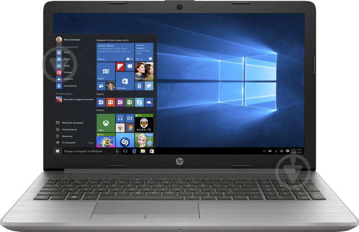 Ноутбук HP 250 G7 15,6" (7QK46ES) silver - фото 1