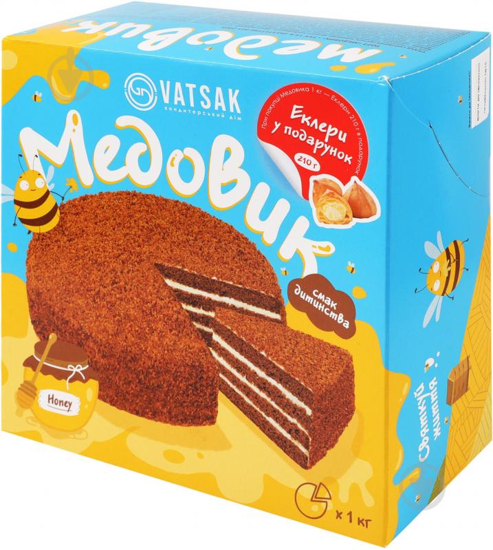 Торт ВАЦАК Медовик 1кг - фото 2 Торт ВАЦАК Медовик 1кг - фото 2