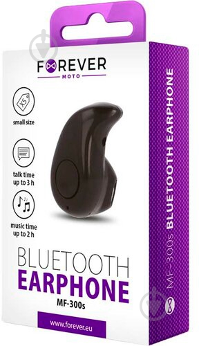 Bluetooth-гарнитура Forever MF-300S black (5900495516879) - фото 4