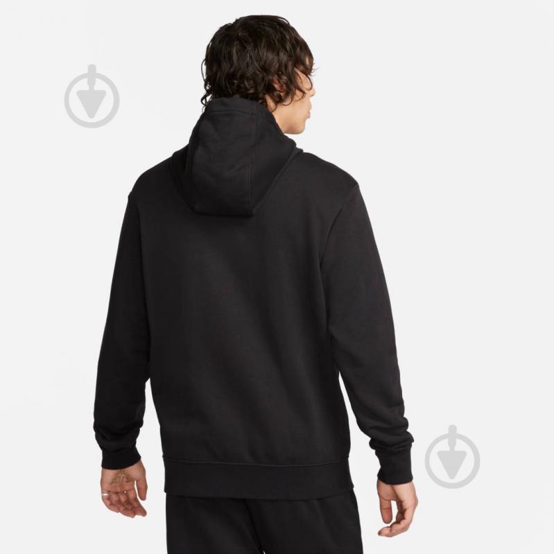 Джемпер Nike M NK CLUB+ FT PO HOODIE LBR FB7788-010 р.XL чорний - фото 2