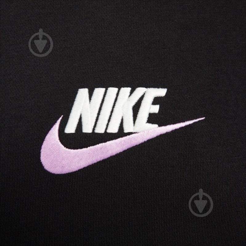 Джемпер Nike M NK CLUB+ FT PO HOODIE LBR FB7788-010 р.XL чорний - фото 4