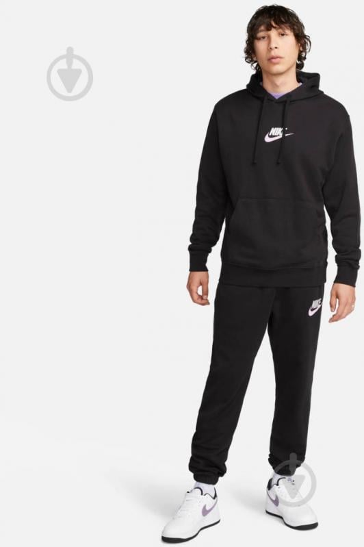 Джемпер Nike M NK CLUB+ FT PO HOODIE LBR FB7788-010 р.XL чорний - фото 6