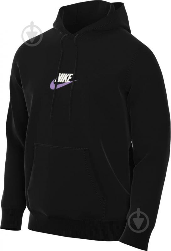 Джемпер Nike M NK CLUB+ FT PO HOODIE LBR FB7788-010 р.M черный - фото 7