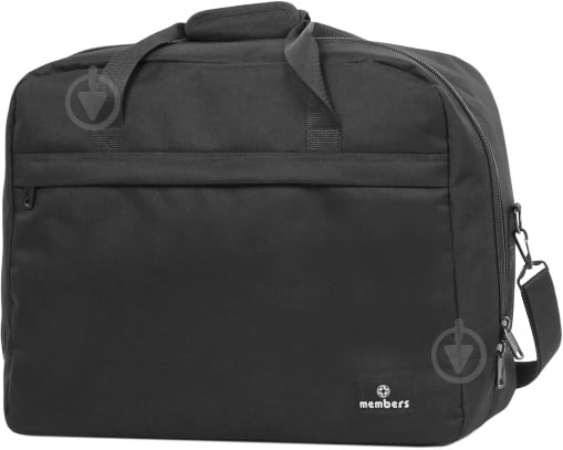 Дорожня сумка Members Essential On-Board Travel Bag SB-0036-BL 40 л чорний - фото 1