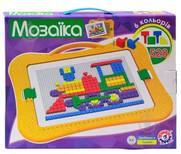 Игровой набор ТехноК Мозаика 8 (геометрические фигуры 528 шт.) 3008 - фото 1