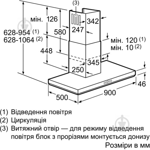 Вытяжка Bosch DWB 091U51 - фото 8