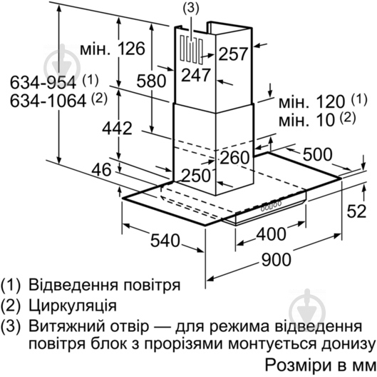 Вытяжка Bosch DWA 098E50 - фото 7