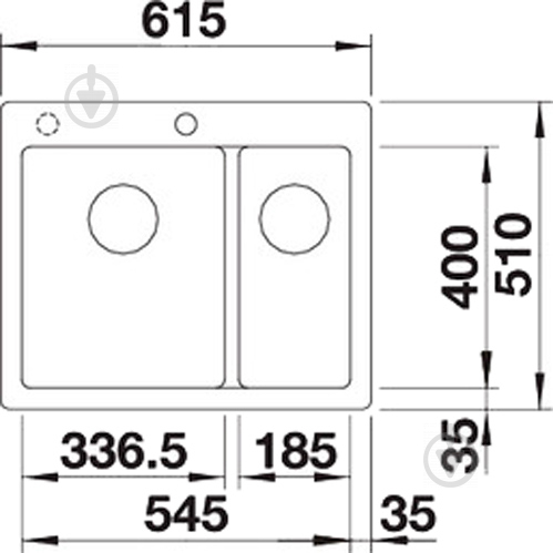 Мийка для кухні Blanco Pleon 6 Split 521690 - фото 3