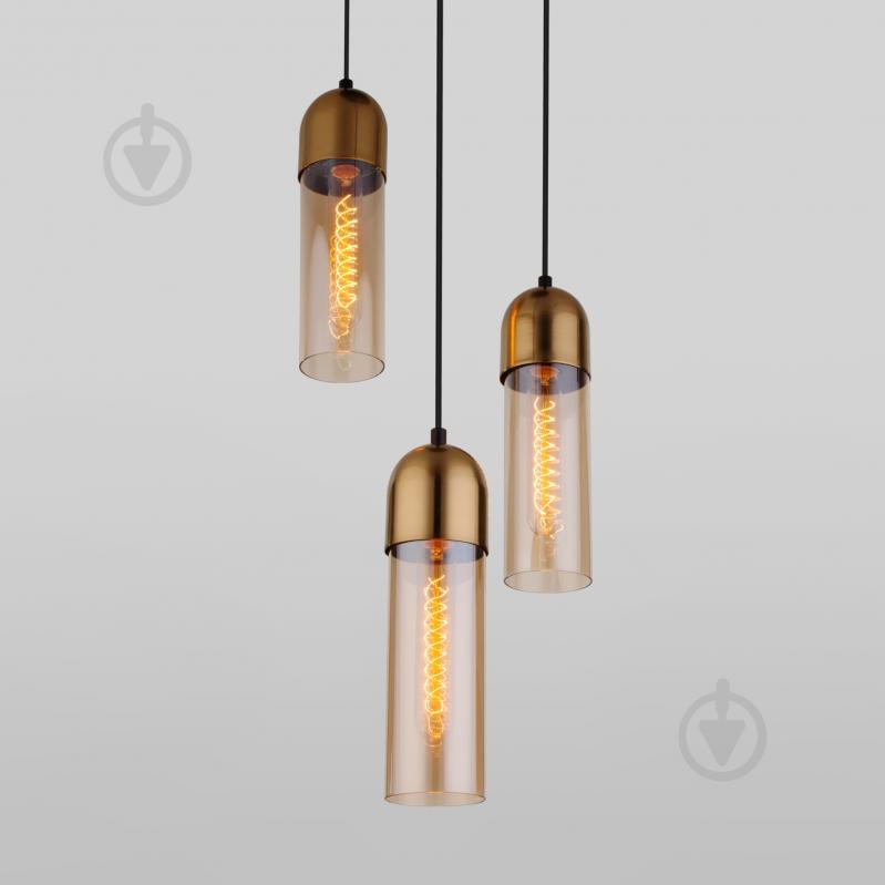 ВІТРИНА! Підвіс Strotskis Airon 3x40 Вт E27 бурштиновий 50180/3 (бурштиновий) - фото 2