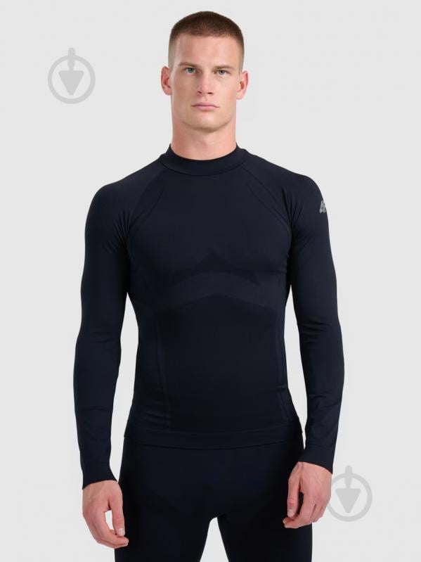 Футболка з довгим рукавом 4F 4FWAW25USEAM224-20S р.L-XL чорний - фото 1 Футболка з довгим рукавом 4F 4FWAW25USEAM224-20S р.L-XL чорний - фото 1