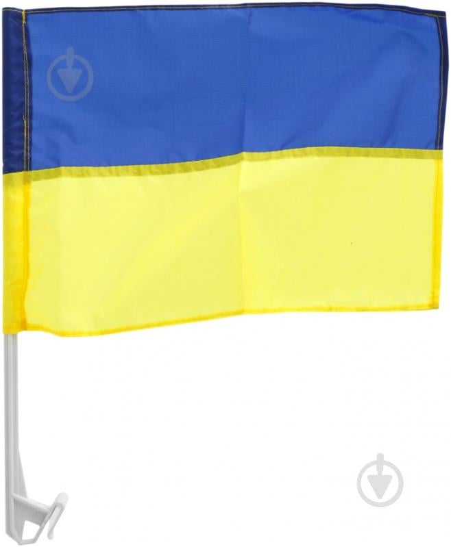 Флаг Украины с зажимом 250х350 мм - фото 1