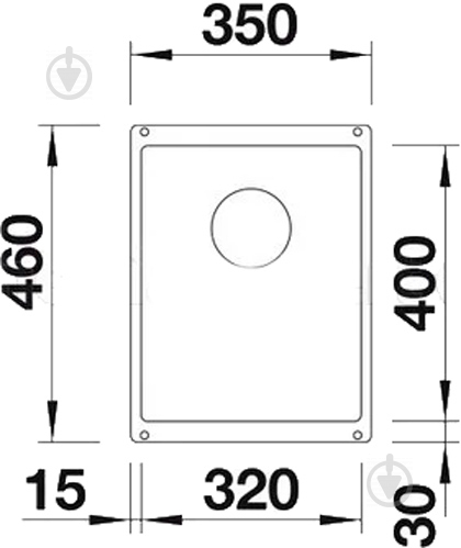 Мийка для кухні Blanco Subline 320-U 523406 - фото 2
