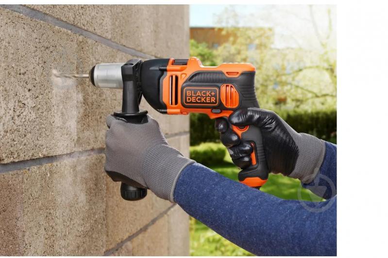 Дриль ударний Black+Decker BEH850 - фото 4