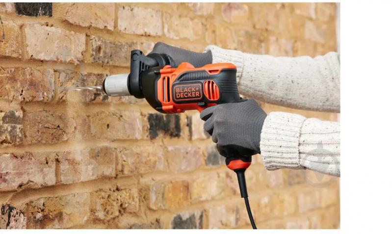 Дриль ударний Black+Decker BEH850 - фото 3