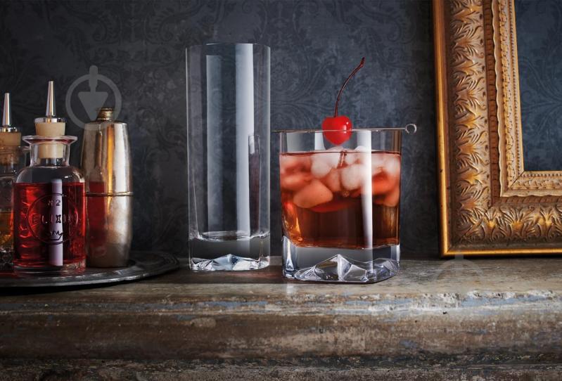 Набір склянок для віскі Luigi Bormioli Straus Rocks D.O.F PM 922 400 мл 4 шт. - фото 7 Набір склянок для віскі Luigi Bormioli Straus Rocks D.O.F PM 922 400 мл 4 шт. - фото 7