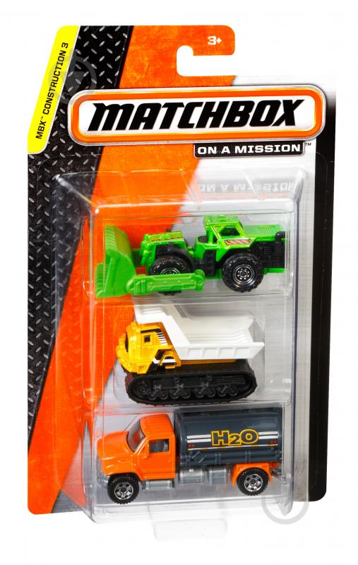 Набор машинок Matchbox Подарочный 3 шт. (в асс.) 1:64 C3713 - фото 4