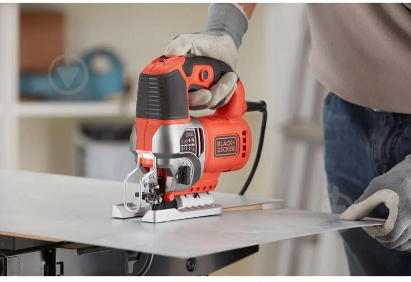 Електролобзик Black+Decker BES610 - фото 4